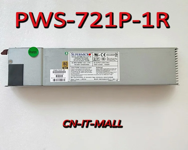 

PWS-721P-1R 720W 1U Redundant Power Supply