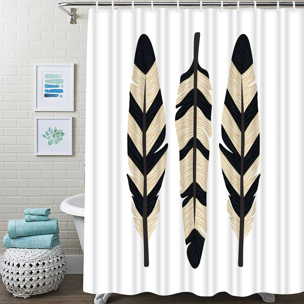 

Elegant Shower Curtain Gold Anemone Flowers Shower Curtain Waterproof Fabric For Bathroom Decor Shower Curtains Set With Hooks