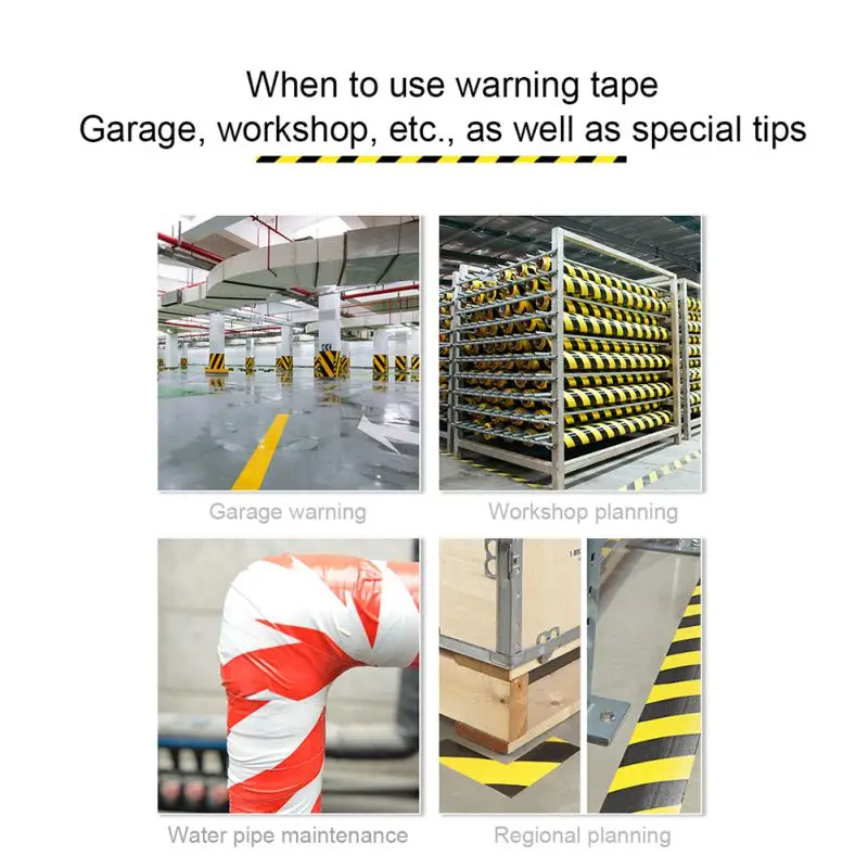 

33M Warning Tape Waterproof Anti Slip Scratch Sticker Caution Adhesive Safety Tape,1