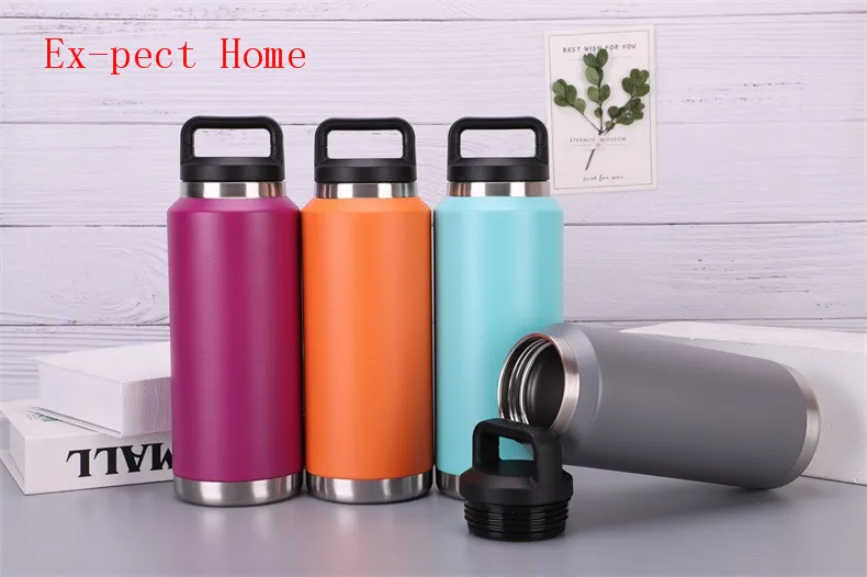 25 шт. 36 унций бутылка для воды с широким горлом вакуумная изолированная двойными