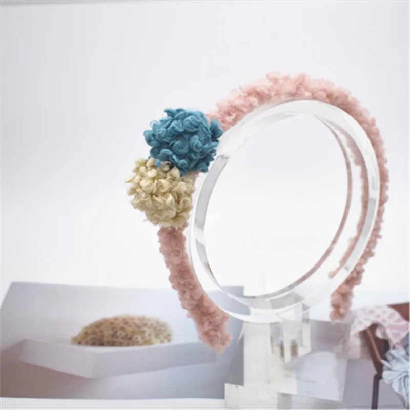 Детская милая повязка для волос нескользящая заколка в южнокорейском стиле