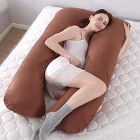70x130cm pregnant pillow case gravida u type lumbar pillowcase multi function side protect cushion for pregnancy women hot sale