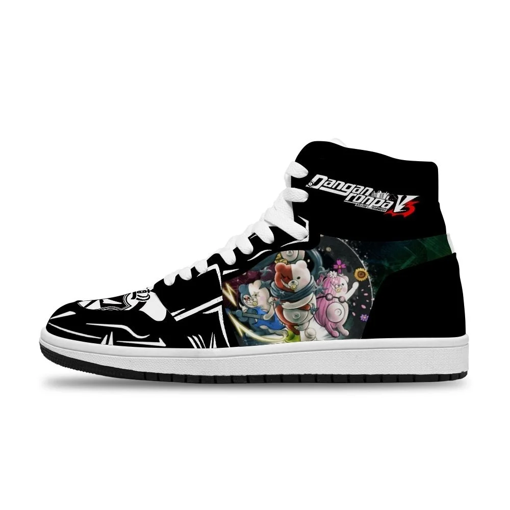 

2021 Japanese Hot Anime Danganronpa Diy Handsome Running Non-Slip Casual Shoes For Ladies Unisex Fashion Sneakers
