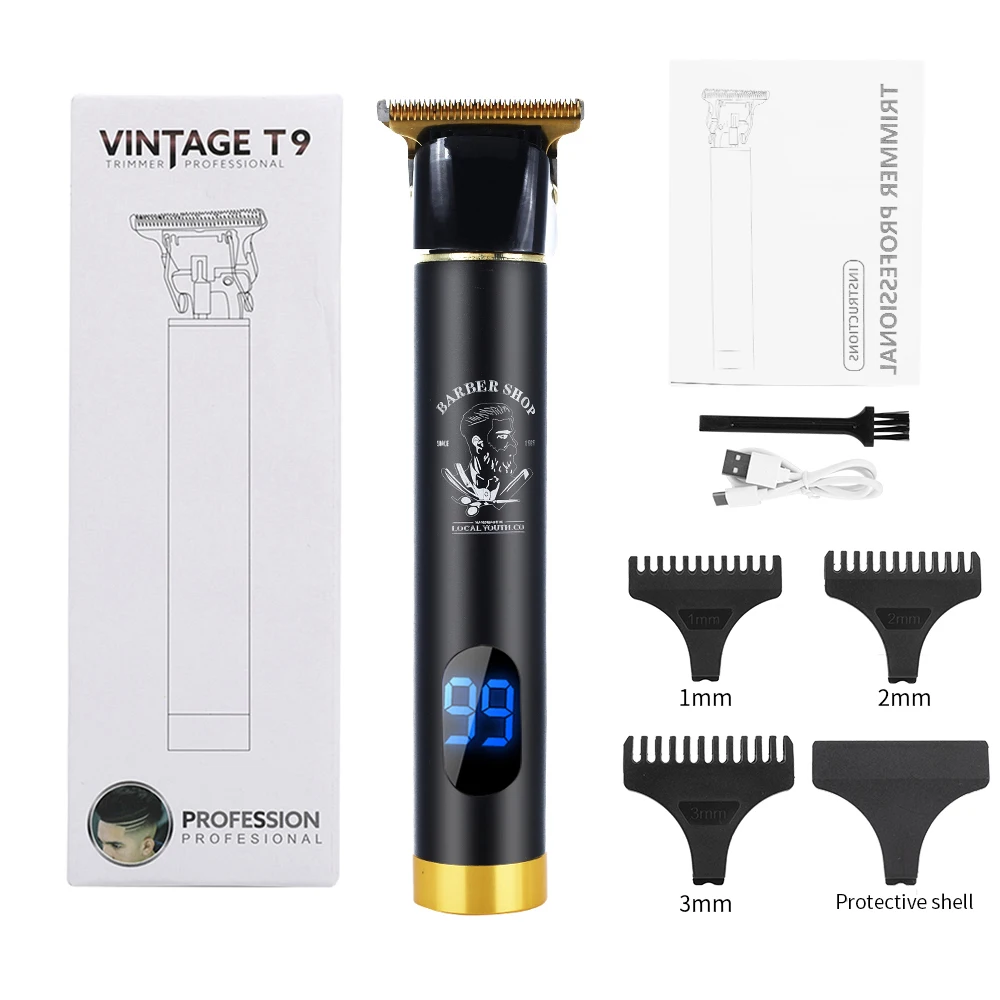 Новинка 2021 мужской триммер для волос машинка стрижки типа с водонепроницаемая