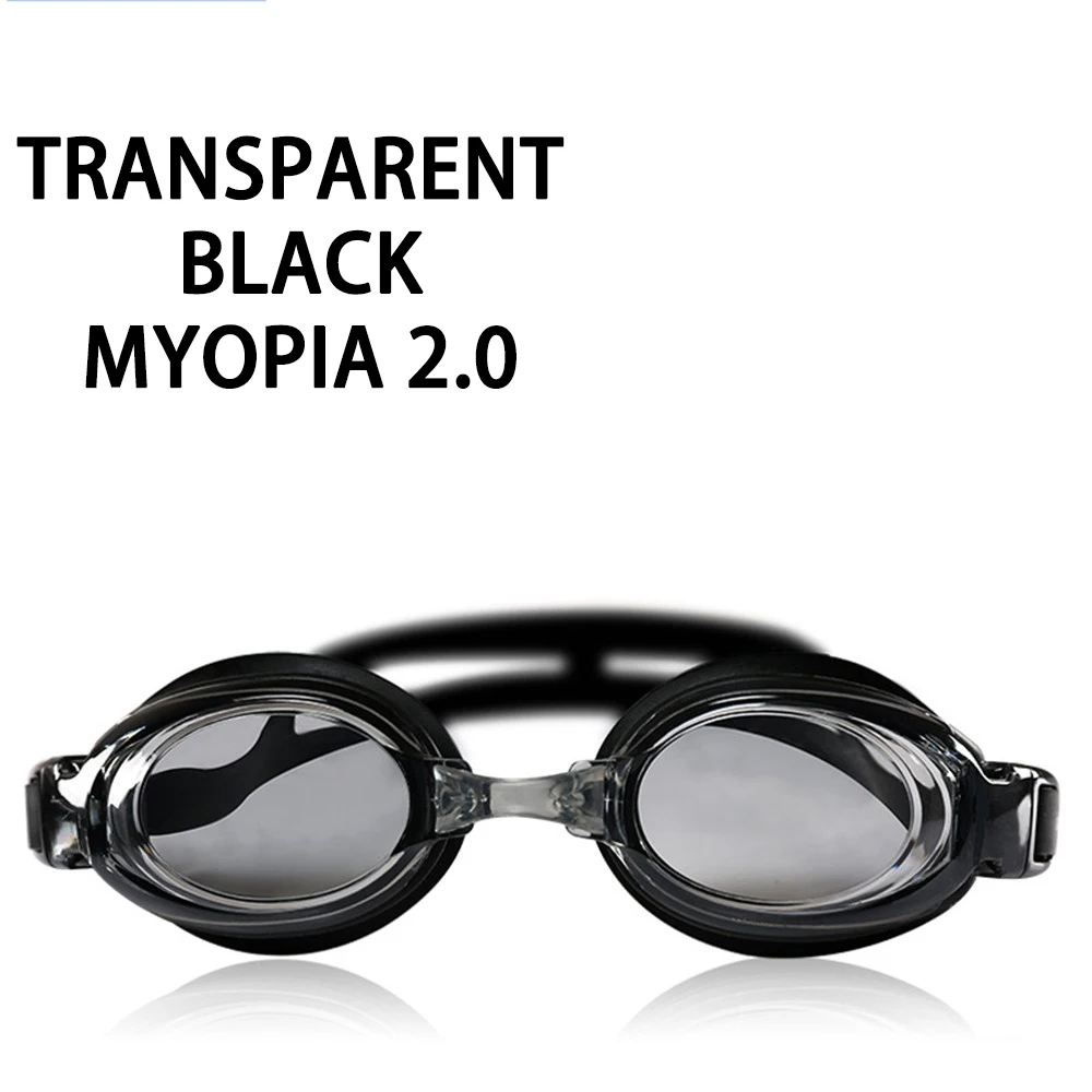 Myopia 200 Очки для плавания близорукости, очки для плавания, оптические очки для взрослых, очки для плавания, силиконовые, анти-запотевающие, с покрытием, водная диоптрия, очки для плавания, очки для плавания - Цвет: Myopia 200