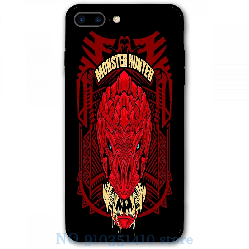 Odogaron чехол для телефона Monster Hunter Для iPhone 12 Pro 11 X XR XS Max 8 7 6 6s Plus 5s мягкая стеклянная
