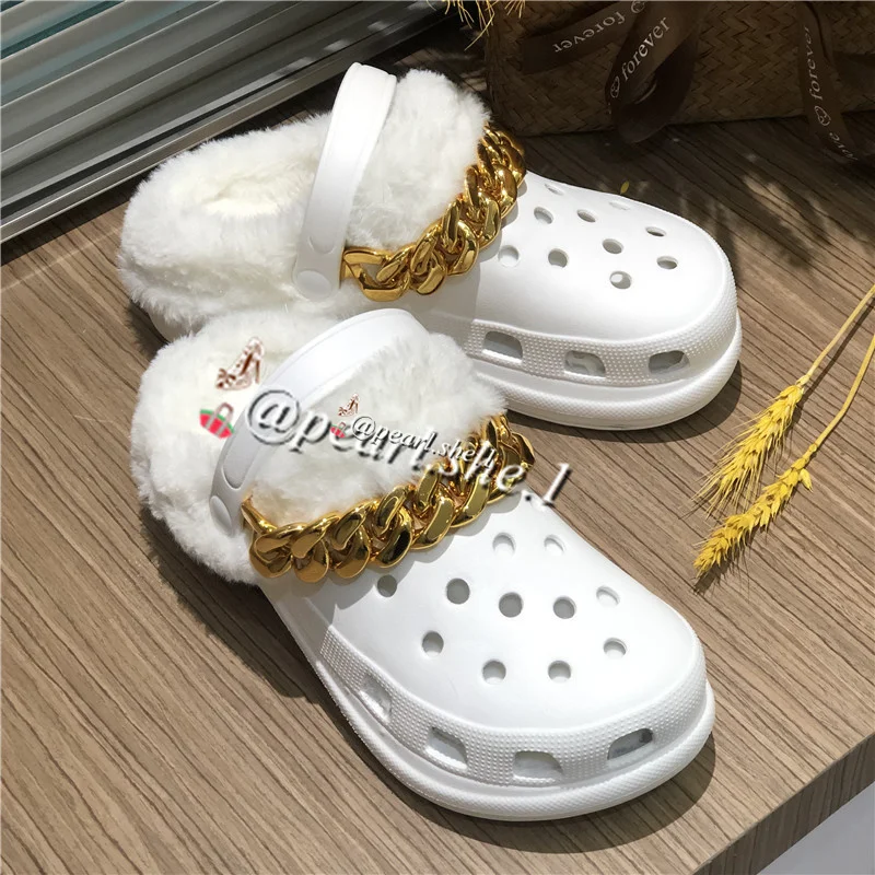 

Platform Flats Heel Fashion Brand Fluffy Plush Shoes Beach Soft Sole Slide Women's Sports Shoes Anti-Slip Shoes Low Price
