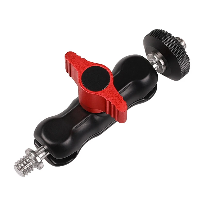 1/4&quot Screw Magic Arm Monitor Mount Double Ballhead 360 Degree For DSLR Camera Bracket Field LED Video Light Cage | Электроника