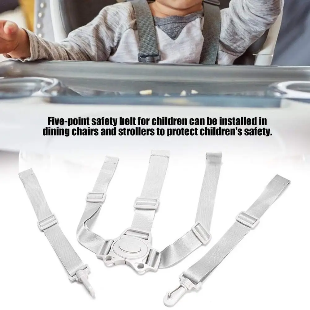 

5-point Universal Children's Dining Table And Chair Strap Car Anti-fall Safety With Seats Trolley Seats Belt Seats Protecti R5C1