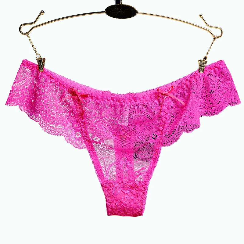Женские сексуальные кружевные трусики стринги дамское нижнее белье женские