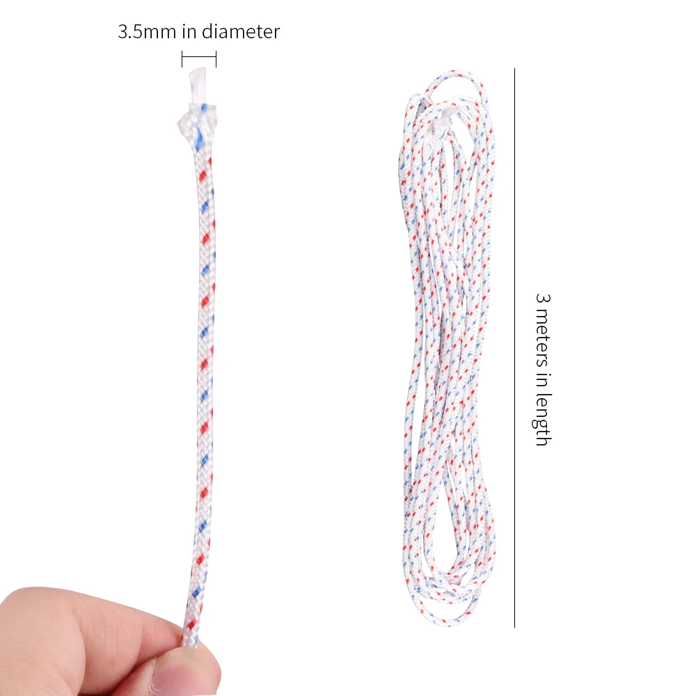 New 3.5mm Starter Rope Pull Cord For Trimmer STRIMMER / HEDGE-TRIMMER PULL CORD START ROPE FOR LAWNMOWER CHAINSAW BLOWER |