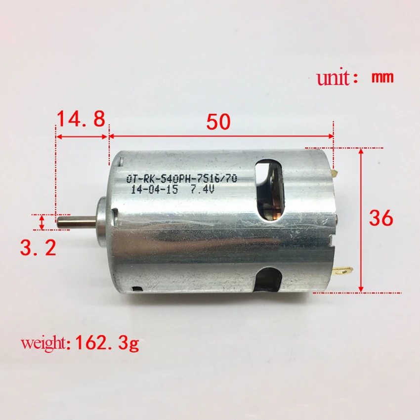 Новый бренд OT RK 540PH 7516/70 двигатель постоянного тока применяется для DC6 8V 24500 об/мин