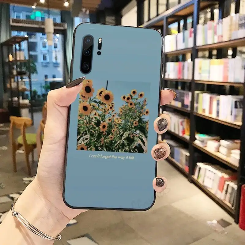 

Sunflower flower Phone Case Funda For Huawei P9 P10 P20 P30 Lite 2016 2017 2019 plus pro P smart