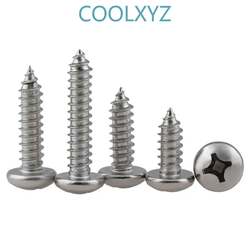 Винты CoolXYZ с нарезной головкой И Крестообразной длинные винты наконечником из