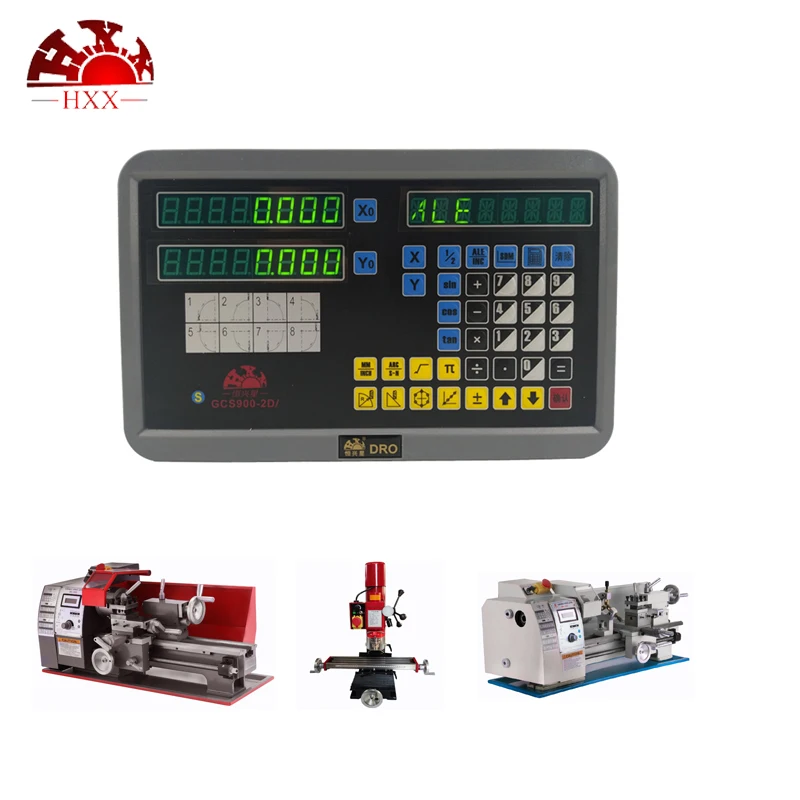 Цифровая система считывания 2 оси Dro для шлифовальных фрезерных машин GCSHXX|Приборы