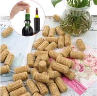 50100pcs wine stopper 2 2cm natural wine corks bottle stopper home brewing wine making wooden sealing plug caps bar tools