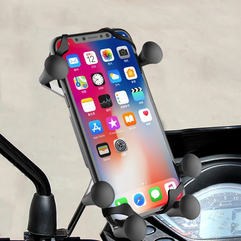 

Fimilef 6 Claw Bike Mobile Phone Holder Handlebar Motorcycle Rear View Mirror Phone Stand Accessories Moto Bicycle Phone Holder