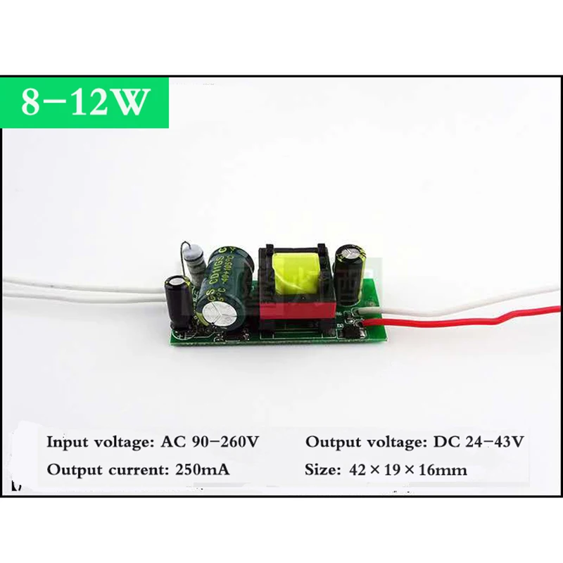 Usb кабель 1 шт-1-24 Вт Светодиодный светильник драйвер трансформатор Вход AC90-260V