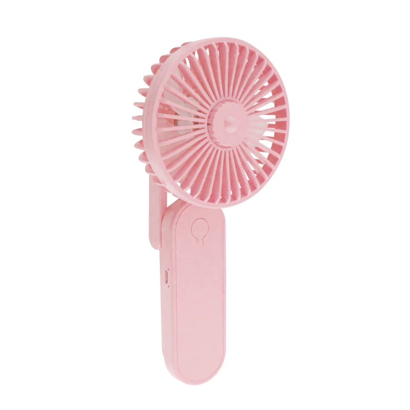 

Portable Fold Handheld Fan Usb Charge Fan Speed Adjustable 3 Speed Hanging Multi-function Mini Rechargeable Charge Fan