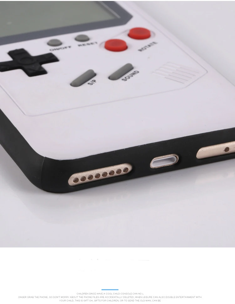 Чехлы для телефонов в стиле ретро iPhone 6 6s 7 8 Plus X XS силиконовый чехол консоли Gameboy
