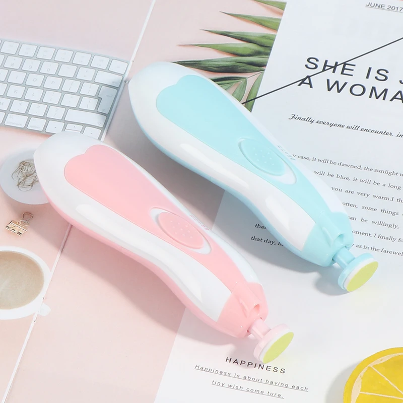 

Baby blue powder 6-piece electric nail clipper baby nail clipper manicure set