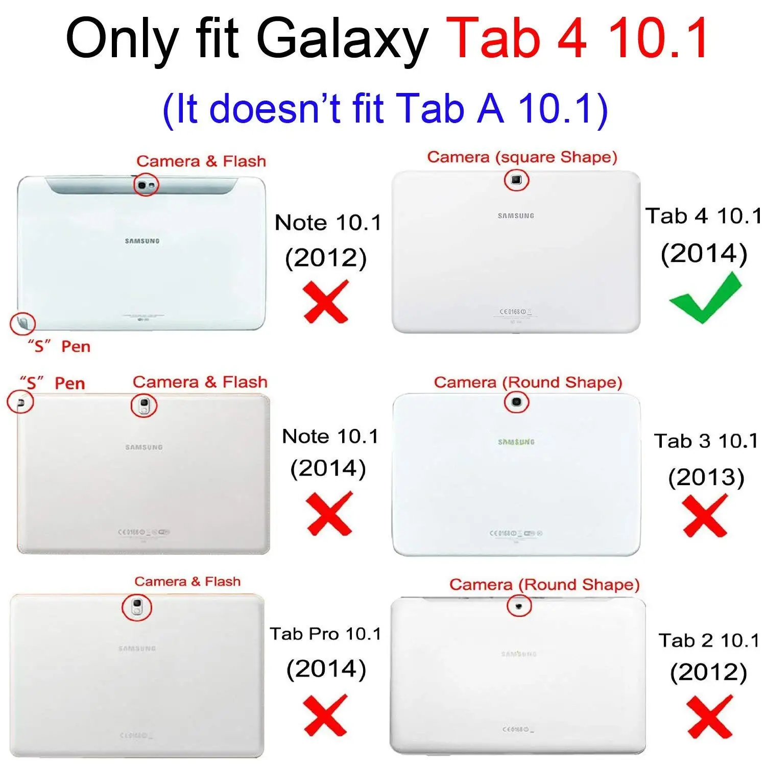 Чехол для SM T530 T535 чехол планшета откидная подставка искусственная кожа Samsung Galaxy Tab