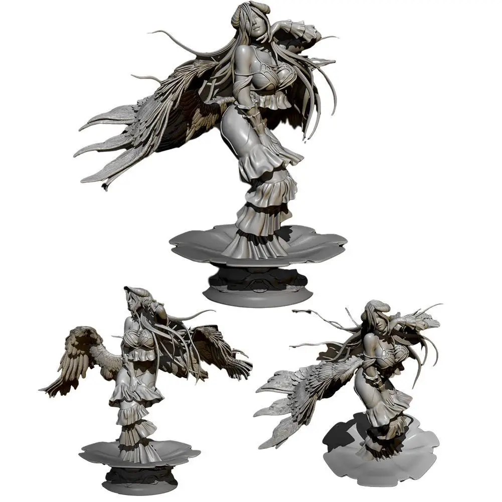 

Kawaii Resin Soldier White Mold Model Kits Figure Mold Toy DIY Best Gift Moji For Boy Self-assembled Tianshi