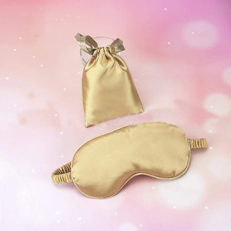 Имитация шелковой накладки для глаз затеняющая маска сна регулируемая повязка