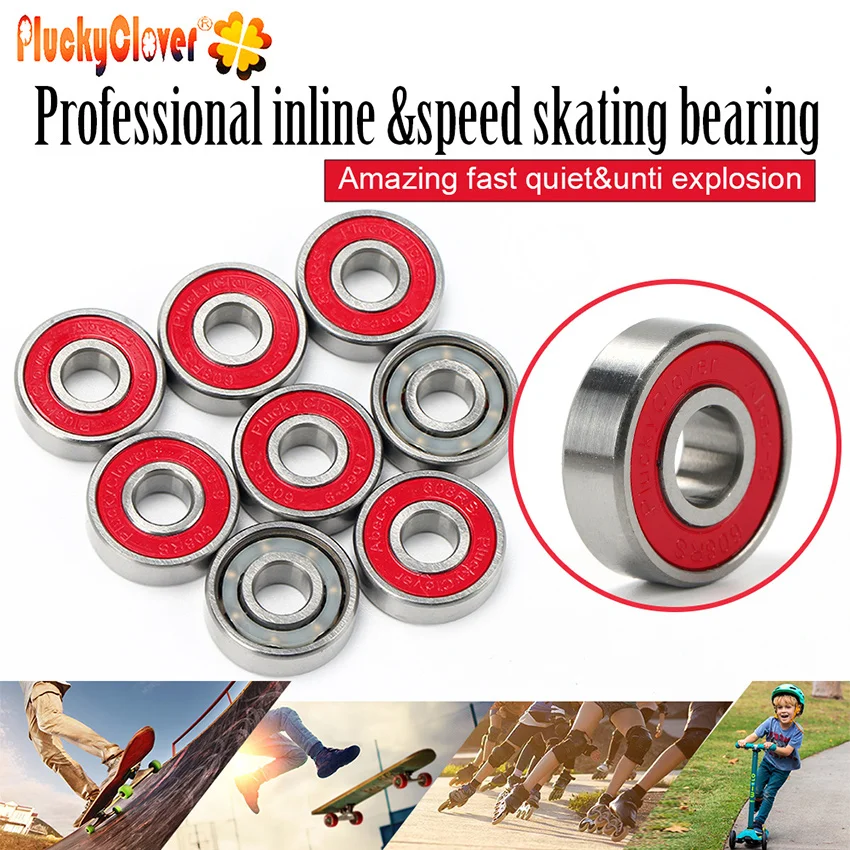 8/10 шт. шариковый подшипник ABEC7/9 608rs с 7 бусинами Chorme из стали роликовый для скутера