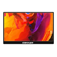 sibolan 15 6 inch computer dual screen ips display usb type c 4k portable monitor with battery powered lcd monitor
