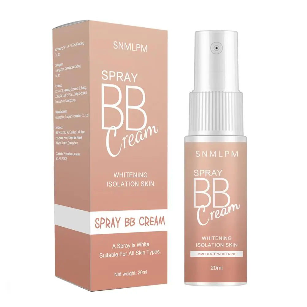 

20ml BB Spray Lazy Cream Whitening Moisturizing Concealer BB Refreshing Isolation Moisturizing Cosmetics Makeup Spray