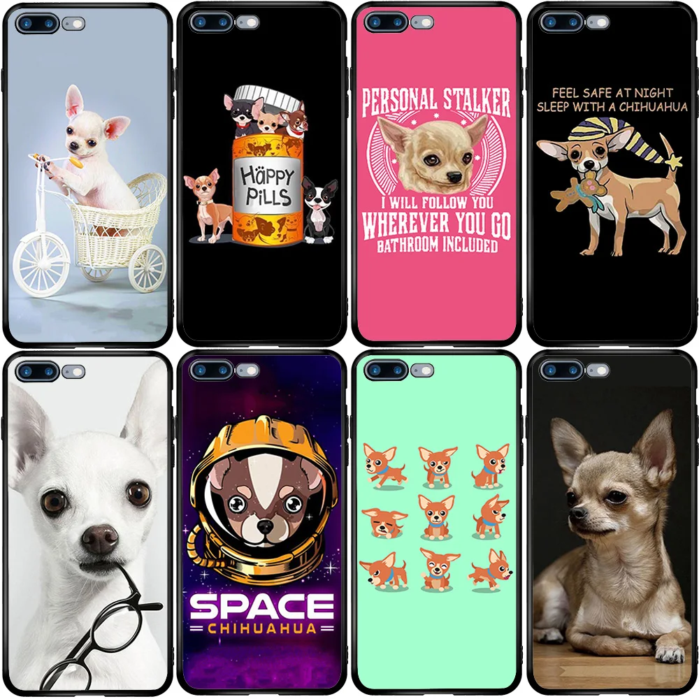 Чехол для Телефона iPhone 5 5s SE 2020 6 6S 7 8 XS XR 11 12 Oneplus 3 5T 6T 7T Pro Max Plus Чихуахуа собака щенок