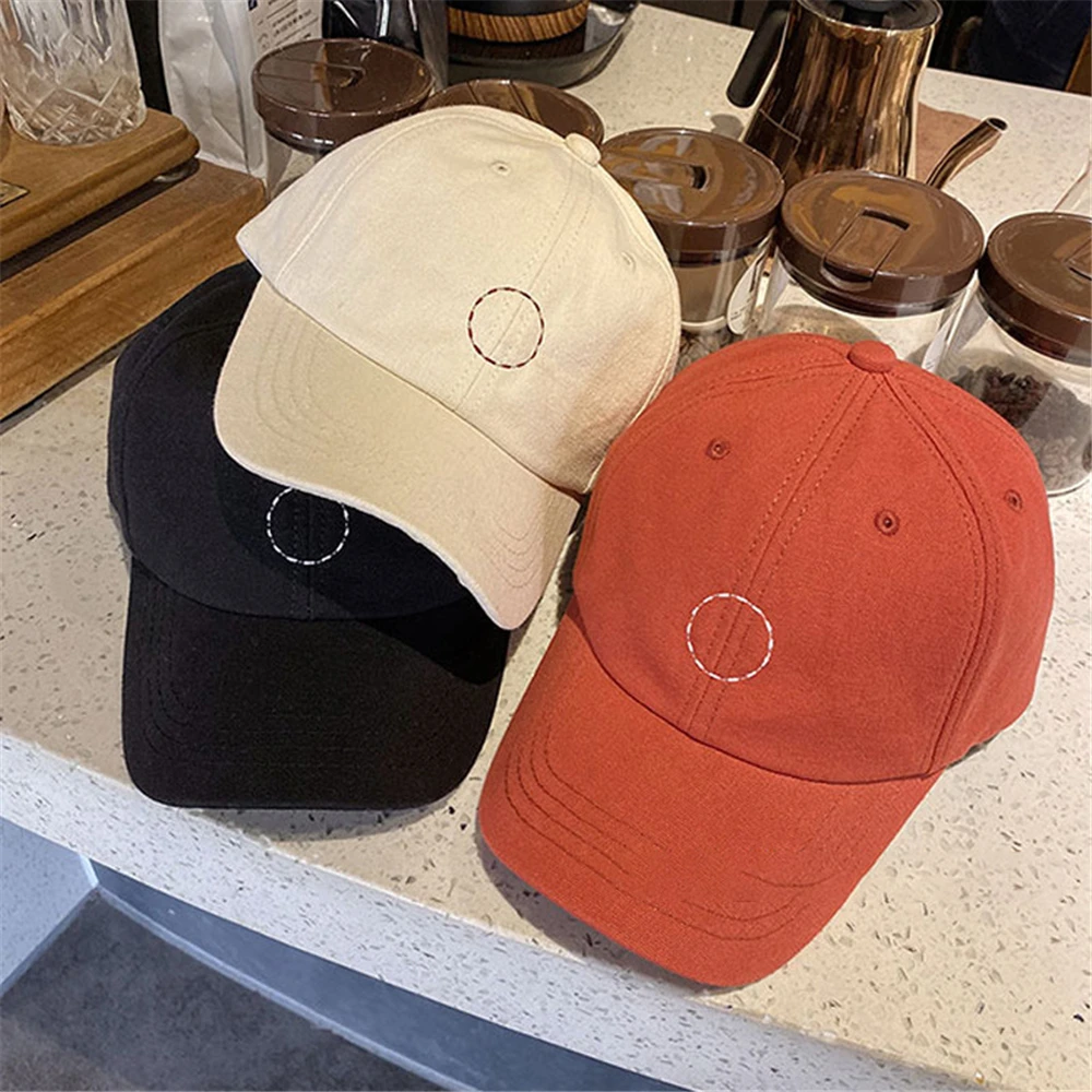 

Spring and Summer Korean fashion fashion with simple embroidered baseball cap men and women casual soft top cap WS-2808