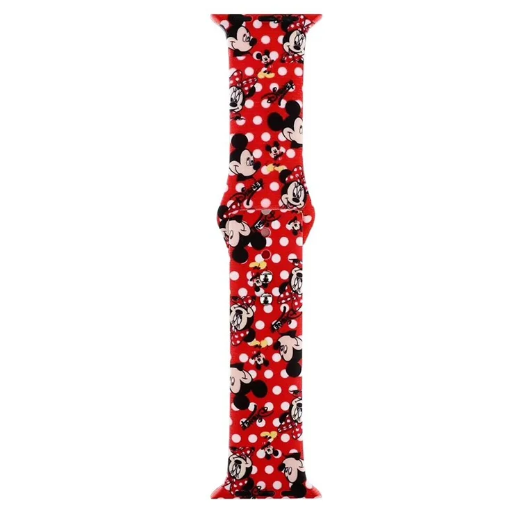 38 Для Apple Watch band 5 4 3 2 Женский силиконовый ремешок 42 мм 38 мм Cartoo мягкий ремешок сменный ремешок на запястье 44 мм 40 мм для iWatch 4 - Цвет ремешка: 38