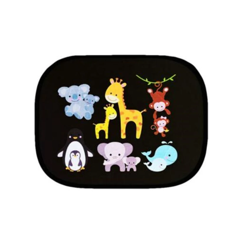 

2pcs 44*36 Cm Car SunShade Side Window Windscreen Roof Window For Children Adults Adsorption SunShade Cover