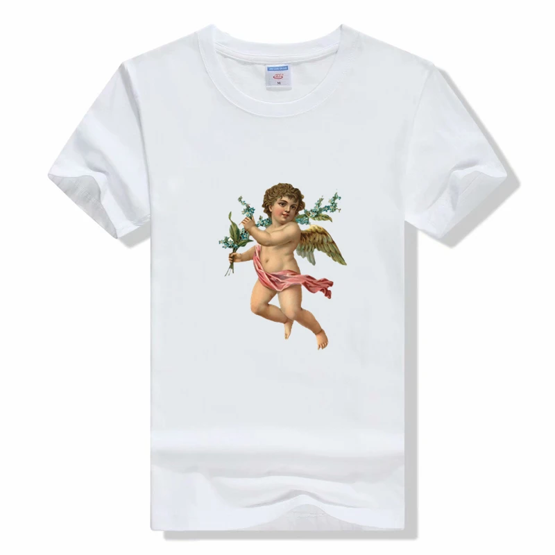 Футболка женская летняя с принтом Купидон Ангел | Мужская одежда
