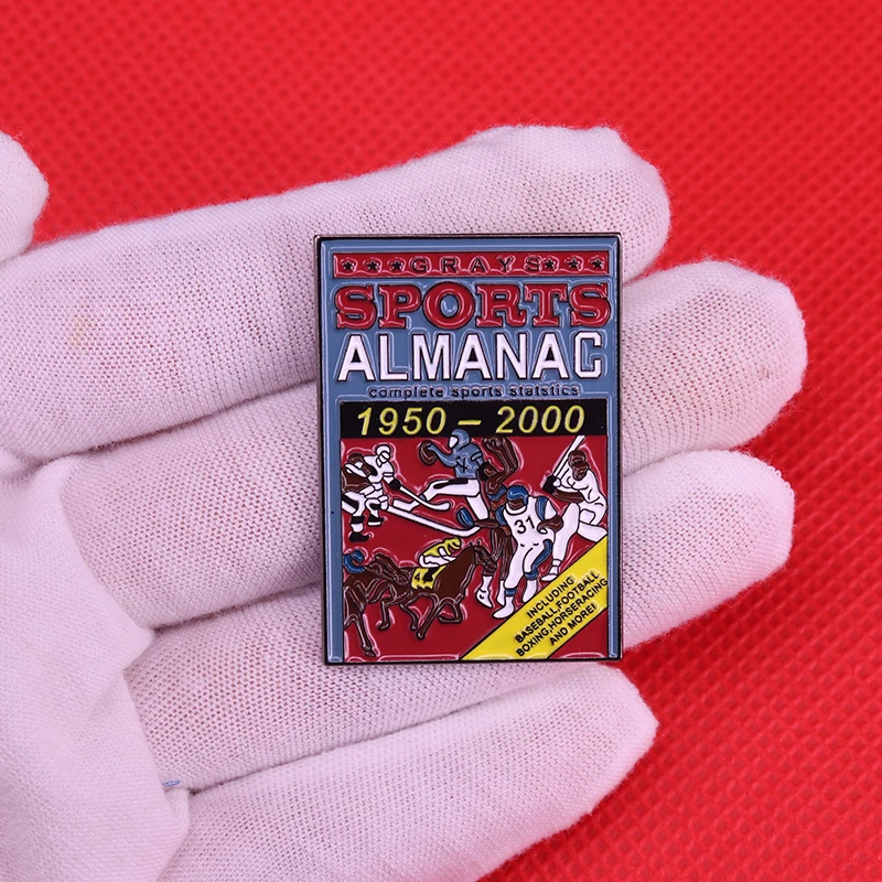 Назад в будущее Grays Sports Almanac Pin забавная копия фильма|Броши| |