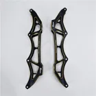 Супер легкий 7075 CNC сплав усиленный встроенный Конькобежный каркас Серебряное основание коньков для 4x110мм 4x100мм 4x90мм 165 мм 180 мм 195 мм