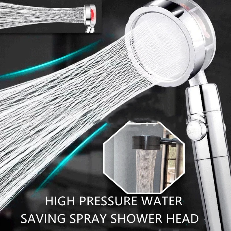 

Shower Nozzle 360-degree Rotating Pressurized Small Waist Bathroom Hand-held Showers Water-saving Bathtub Shower Showers Nozzles