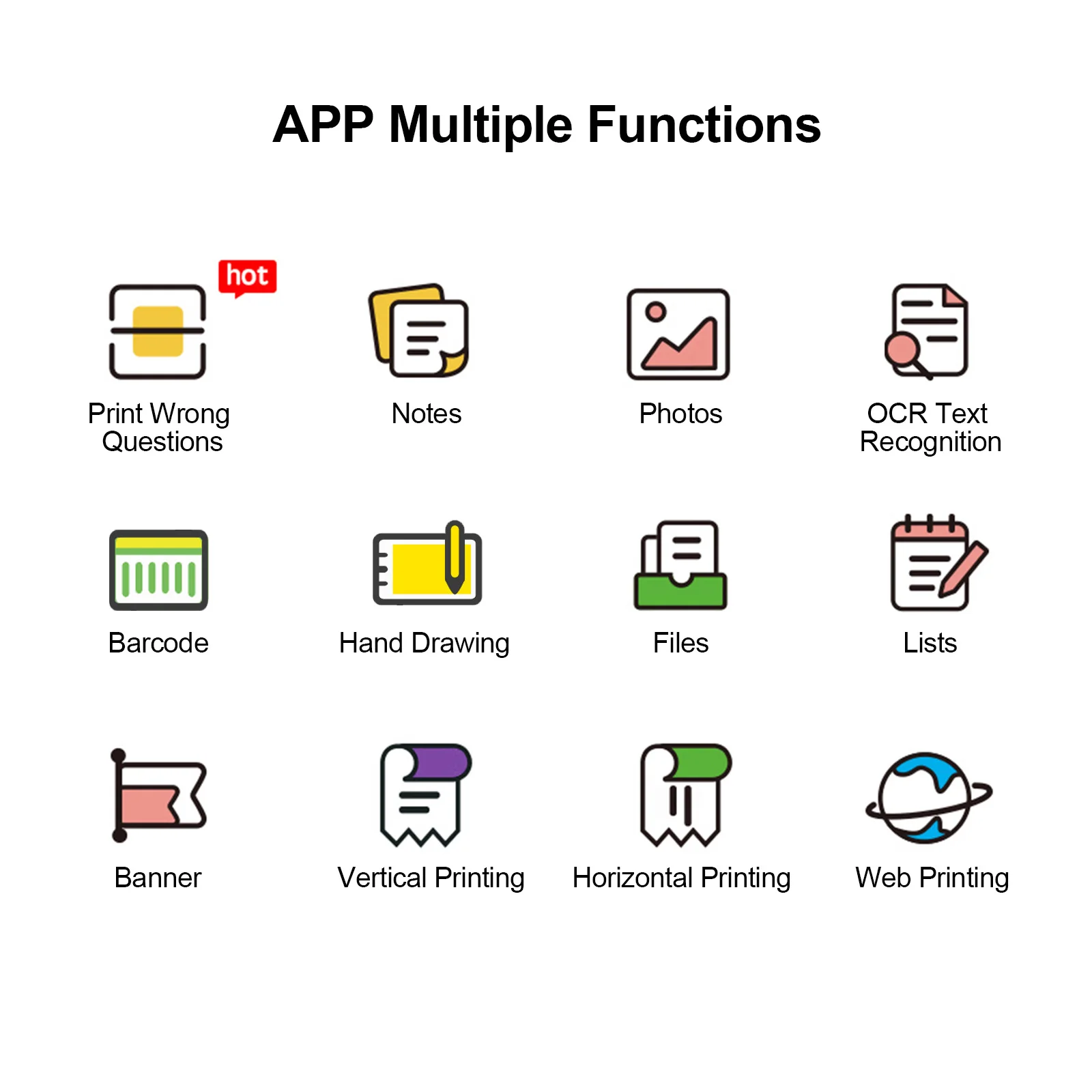 Poooli L2 принтер этикеток 300 точек/дюйм карман Термальность фотопринтер BT