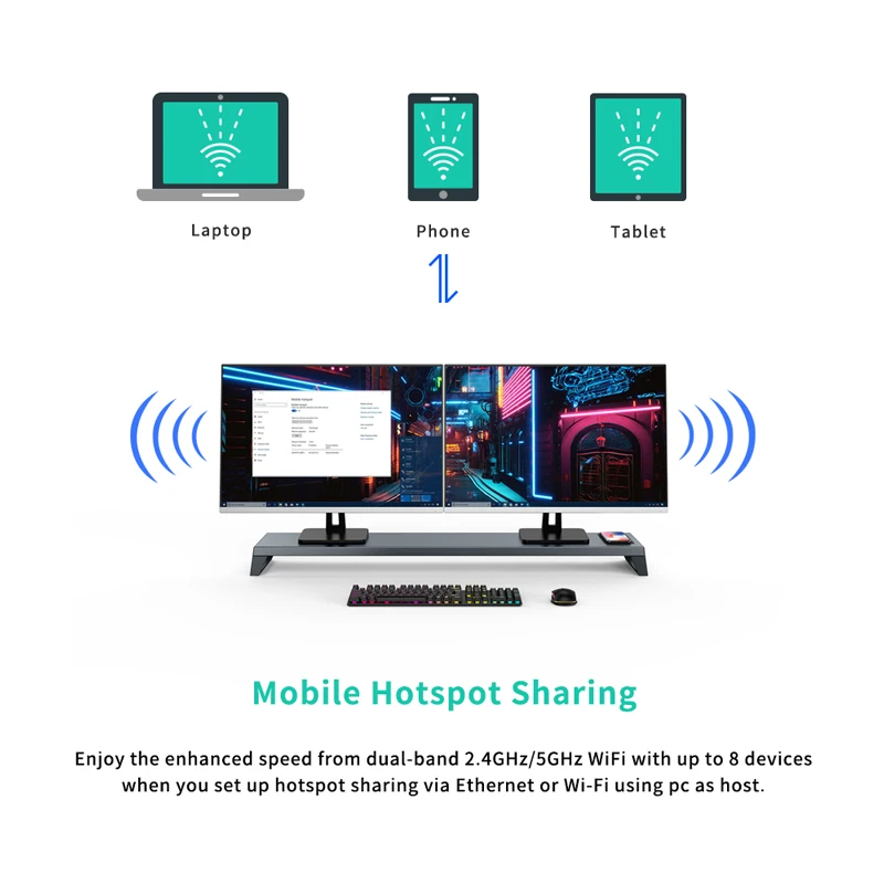 подставка для монитора с usb3 2 hub п