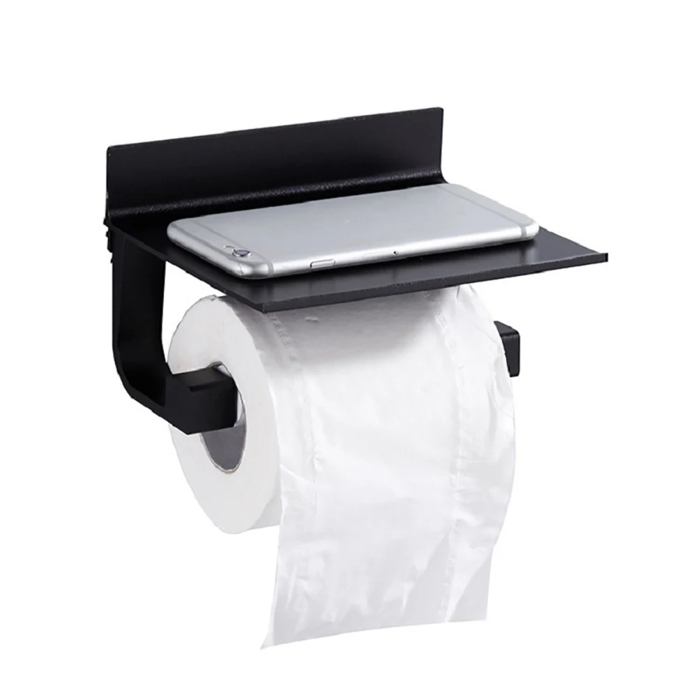 1 шт. алюминиевая стойка для туалетной бумаги настенный держатель полка