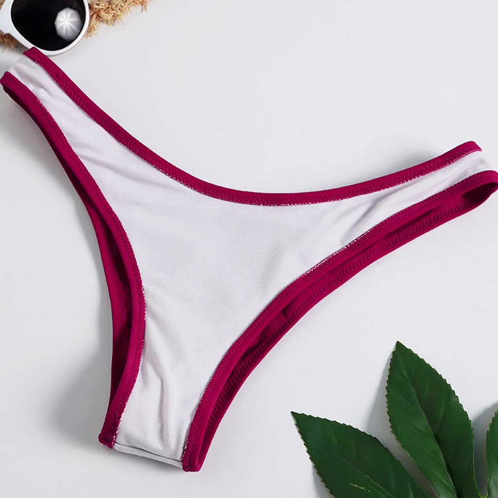 Новинка лета 2020 женский купальник винный однотонный топ-труба бикини на