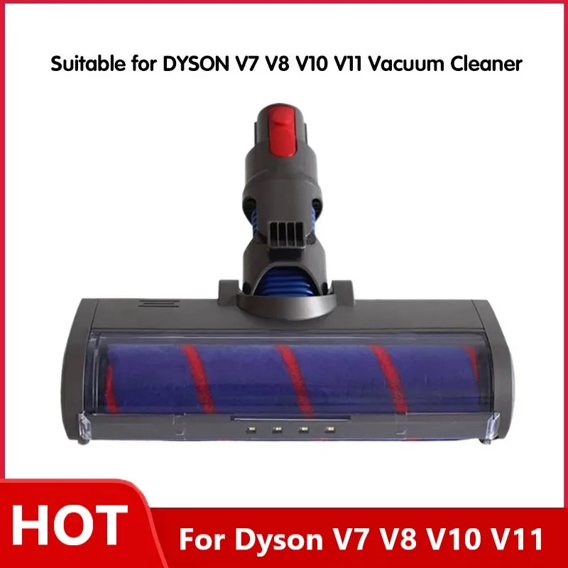 

High quality electric floor tool improved detachable brush head for Dyson V7 V8 V10 v11 Vacuum head