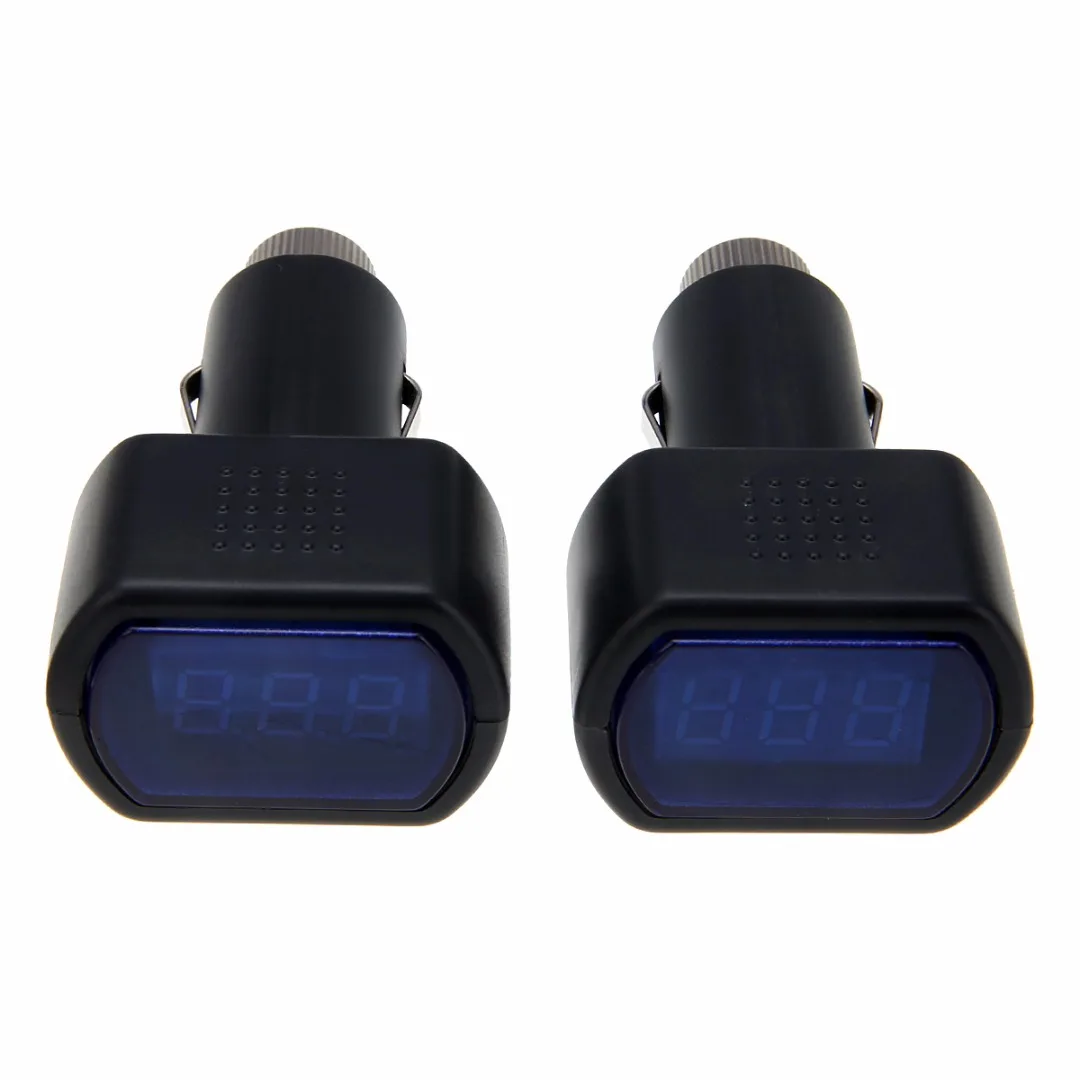 Автомобильный вольтметр 2 шт./компл./набор светодиодный светодиод 12 В 24 батарея