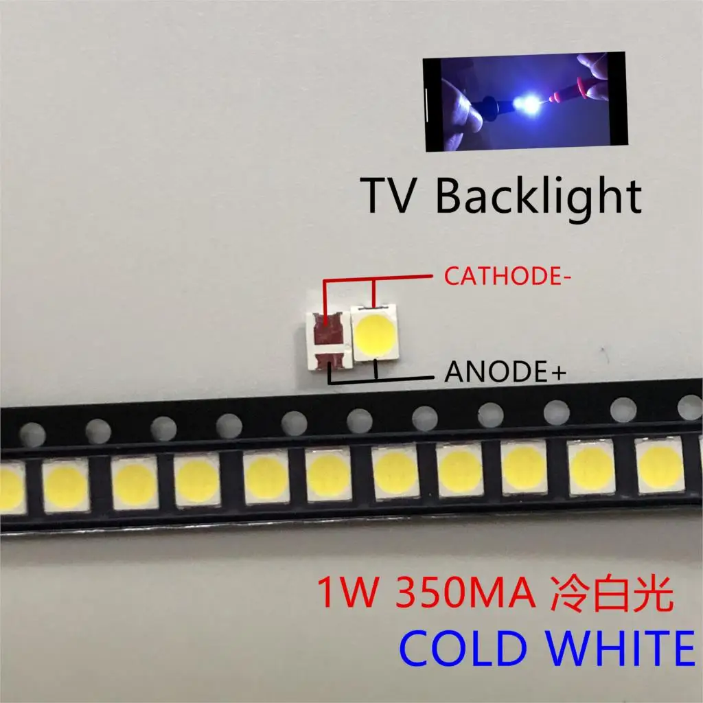 Universal LED Backlight PULAR 1.5W 3V 1210 3528 2835 131LM CUW JHSP Cool White LCD TV Application 4000pcs | Лампы и освещение