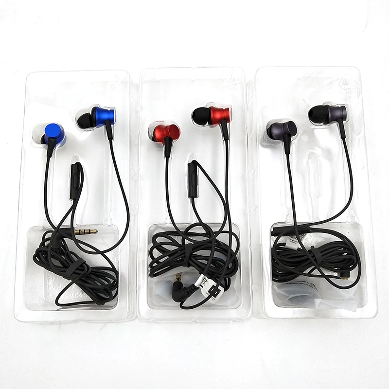 Xiaomi Mi Fresh 3.5mm In-Ear Earphone Piston 3 Wired Earbud Headset With Mic For Redmi Note 8 8T 9 8A 9C K20 K30 Pro POCO X3 NFC |