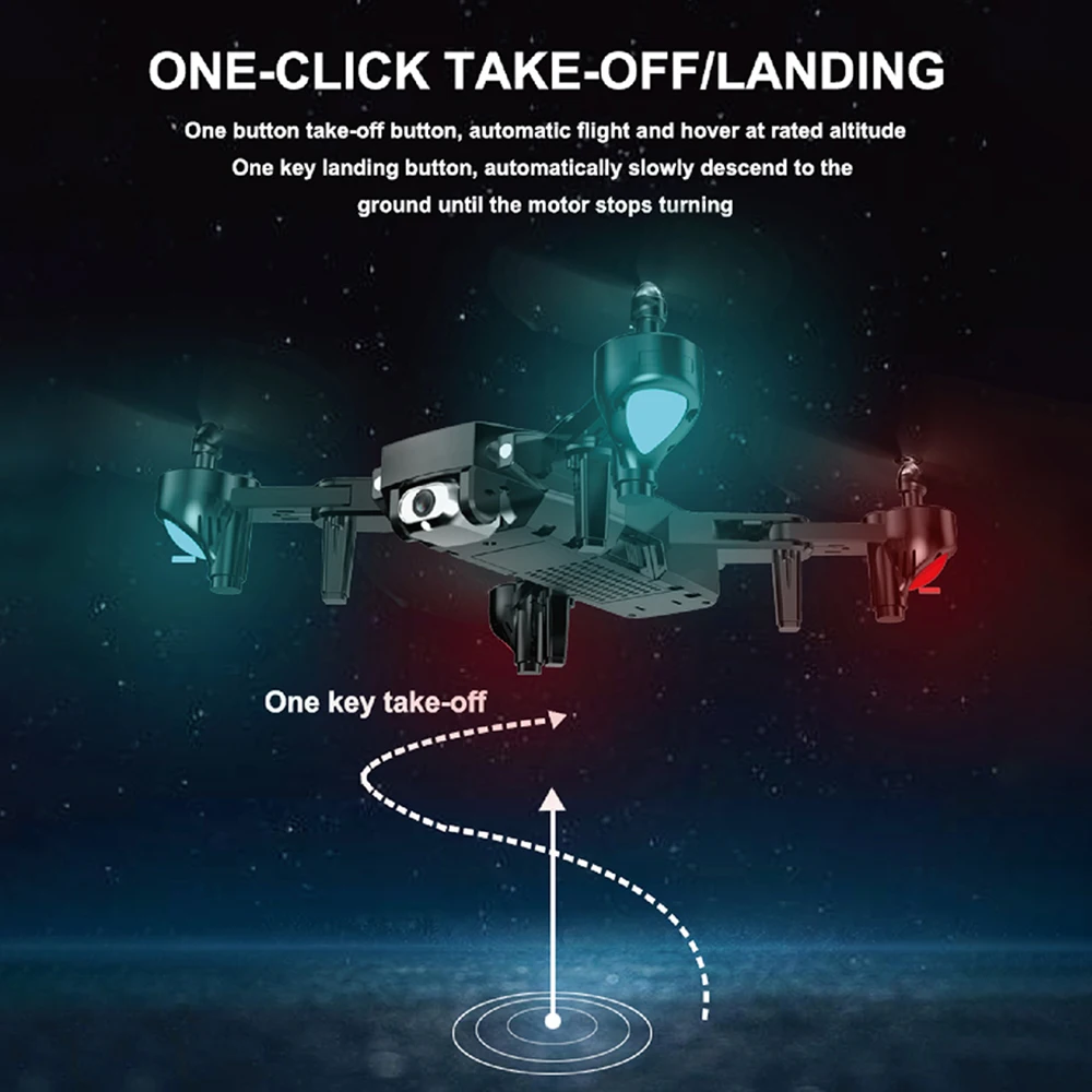 L103 Радиоуправляемый Дрон с камерой 1080P Wi-Fi FPV оптическое положение потока Умный складной Радиоуправляемый вертолет Квадрокоптер 22 мин Время полета