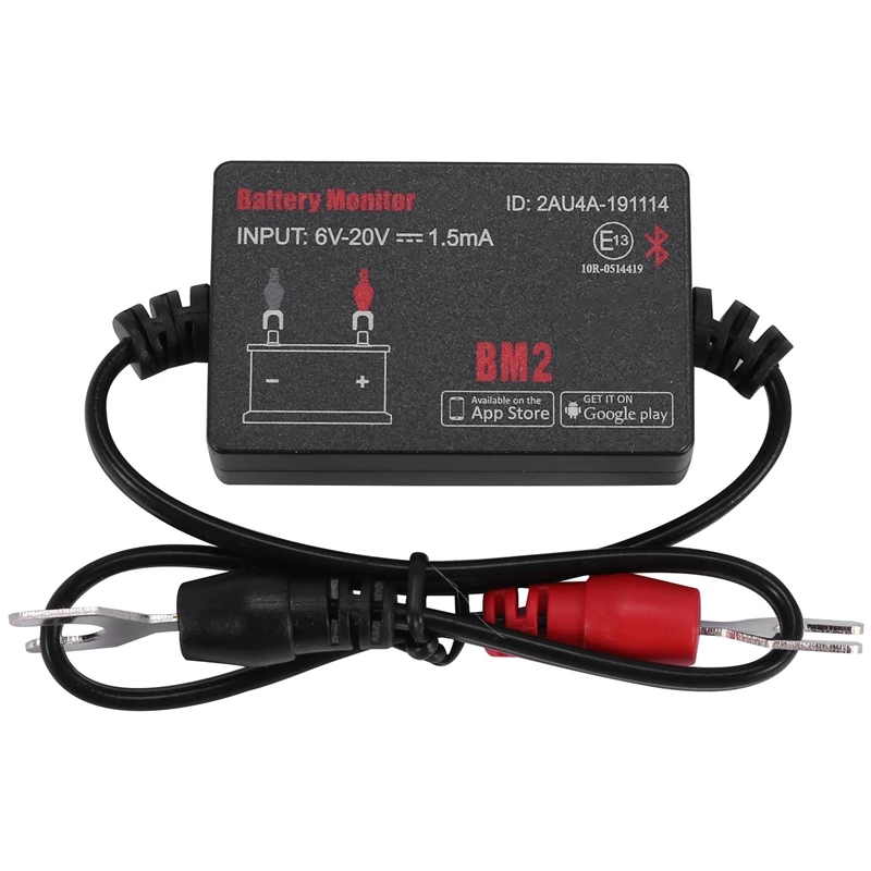 

Battery Monitor BM2 on Phone APP Bluetooth 4.0 Device All Car 6-20V Battery Tester