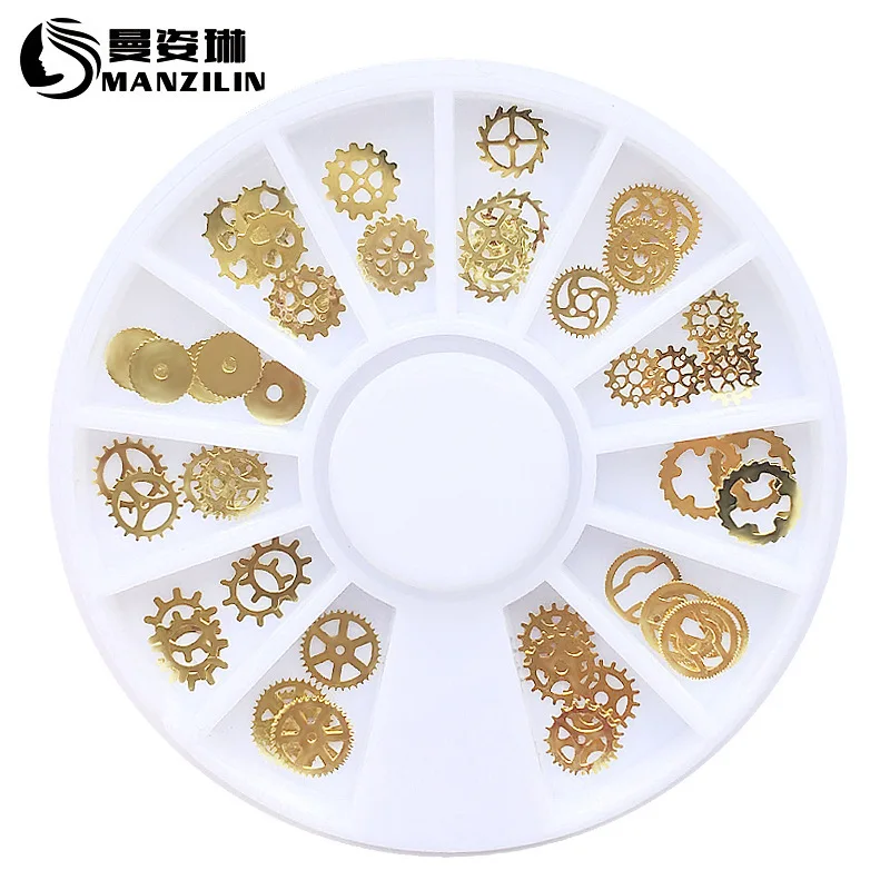 Аксессуары для ногтей Mann pose Lynn оптовая продажа золотые металлические часы и